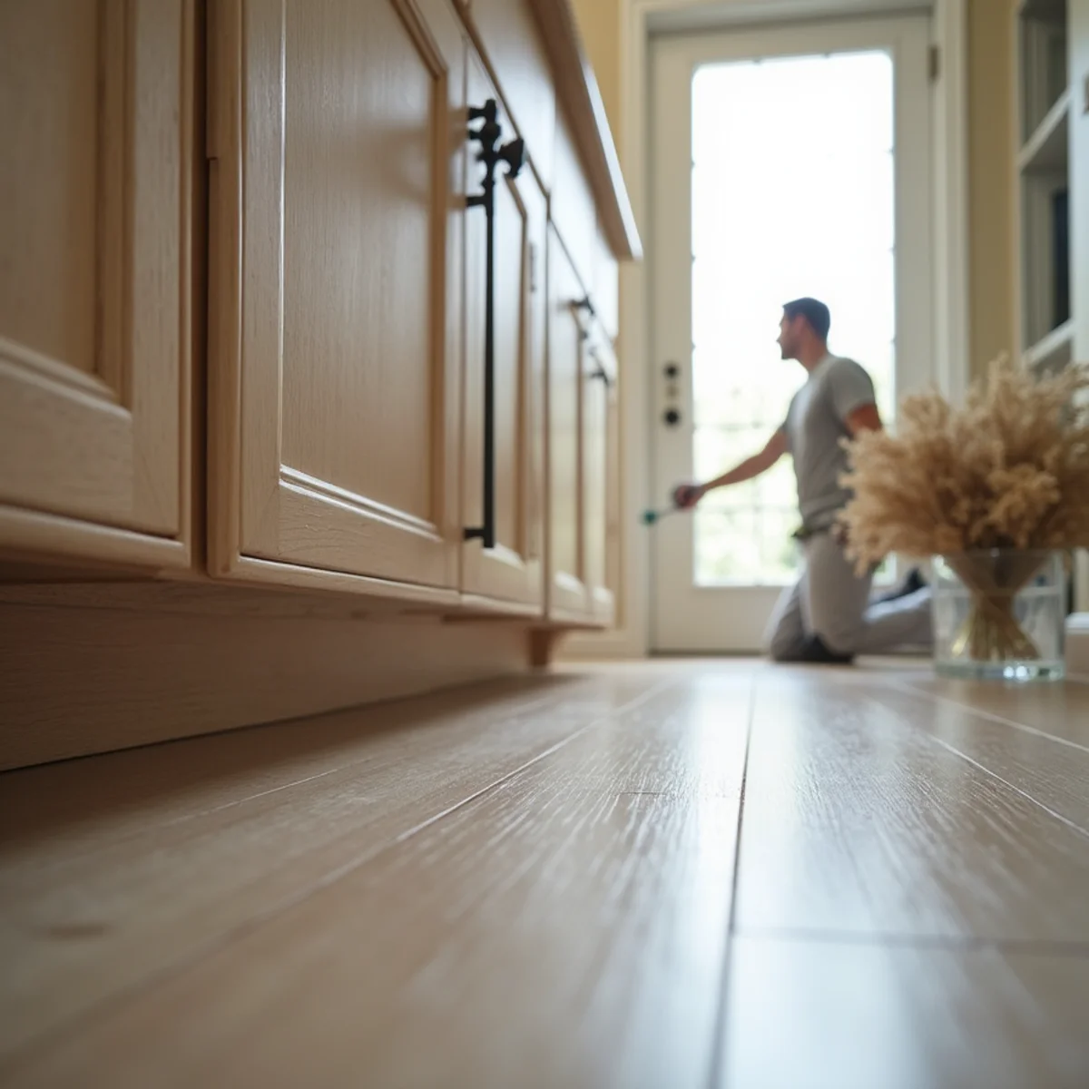 Saturated luxury vinyl tile and custom kitchen cabinets covered by HO-6 unit policy